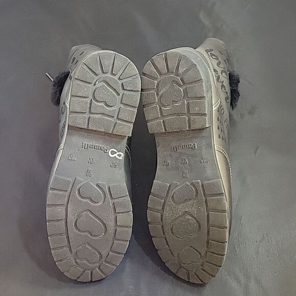 FOREVER 21 LACE UP SIDE ZIPPER CLOSURE ANKLE BOOT - Picture 12 of 15